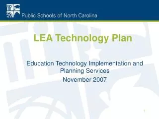 LEA Technology Plan