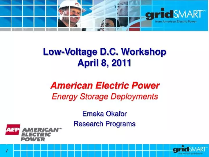 low voltage d c workshop april 8 2011