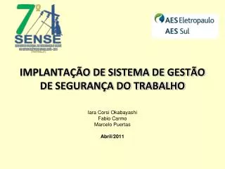 implanta o de sistema de gest o de seguran a do trabalho
