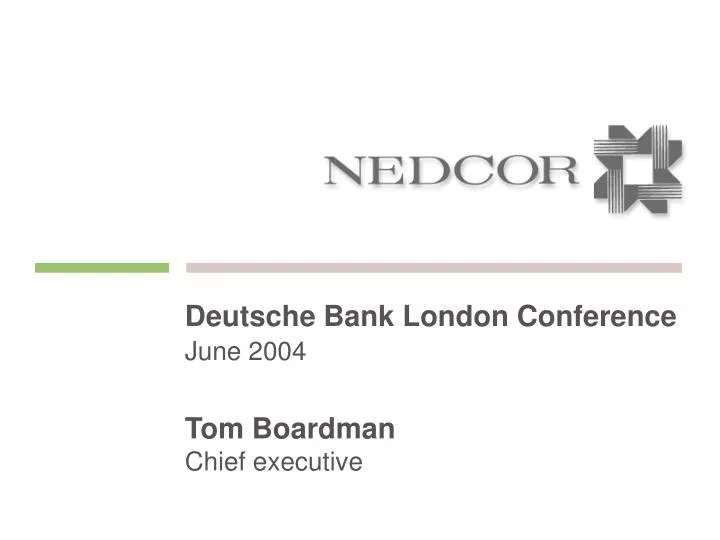 deutsche bank london conference