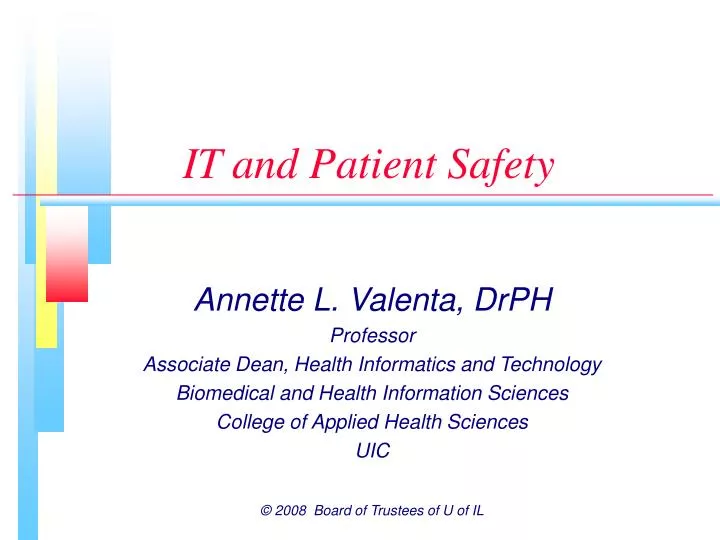 it and patient safety