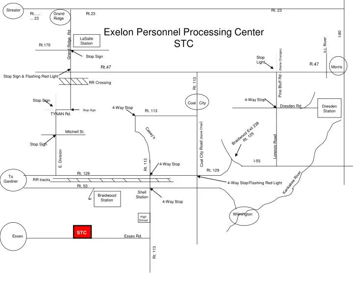 exelon personnel processing center stc