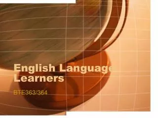 English Language Learners