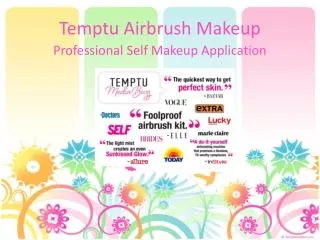 Temptu Airbrush Makeup A Gamechanger in Cosmetic Industry