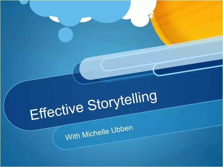 effective storytelling