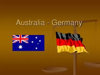 Australia - Germany