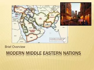Modern Middle Eastern Nations