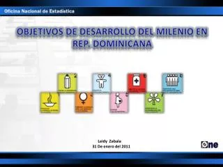 OBJETIVOS DE DESARROLLO DEL MILENIO EN REP. DOMINICANA