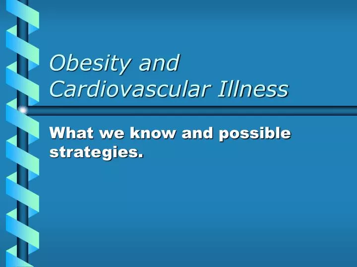 obesity and cardiovascular illness