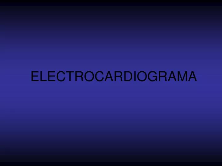 electrocardiograma