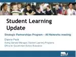 Student Learning with Literacy Programs - slide 1