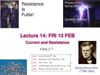 Lecture 14: FRI 13 FEB