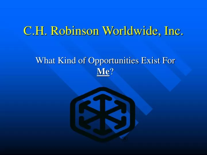 c h robinson worldwide inc