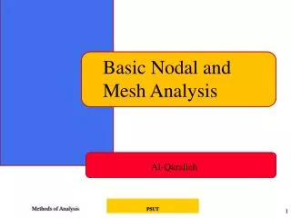 Basic Nodal and Mesh Analysis