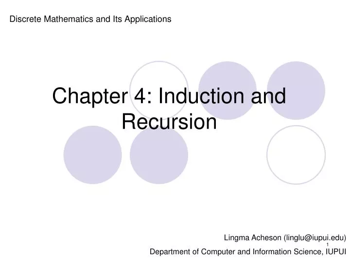 chapter 4 induction and recursion