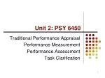 Unit 2: PSY 6450 - slide 1