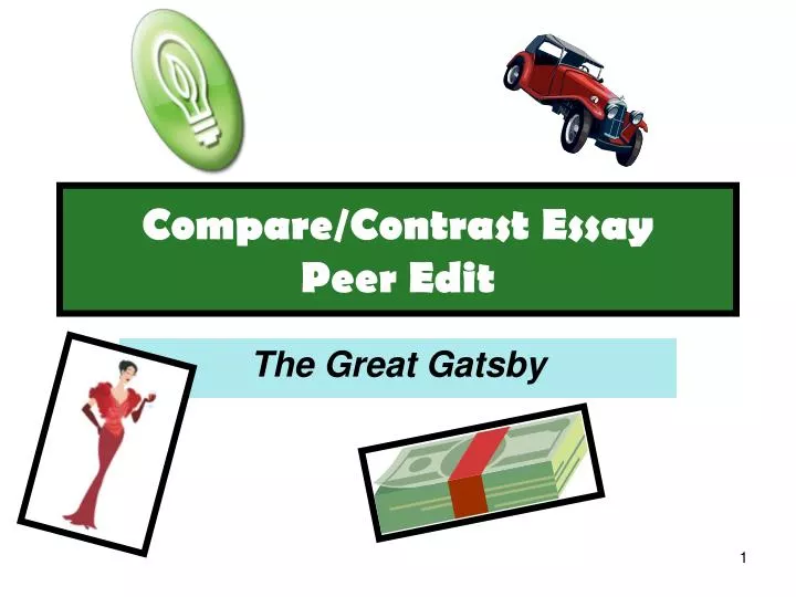 compare contrast essay peer edit