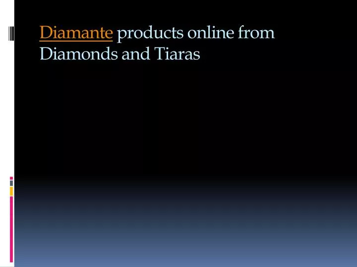 diamante products online from diamonds and tiaras