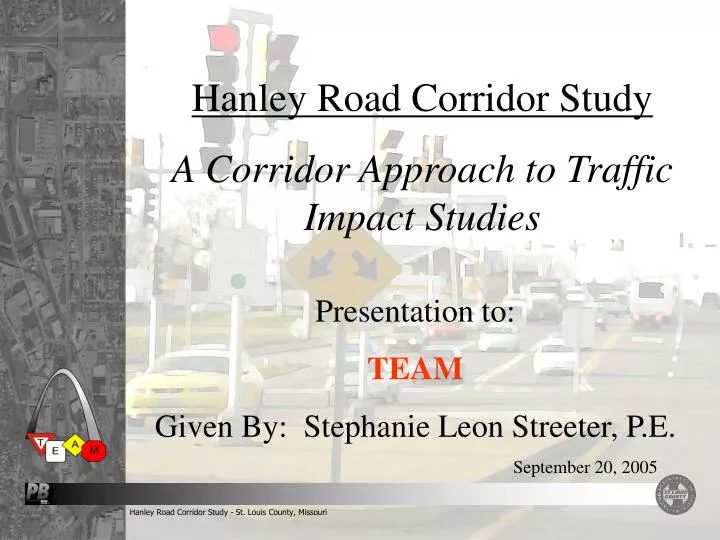 hanley road corridor study