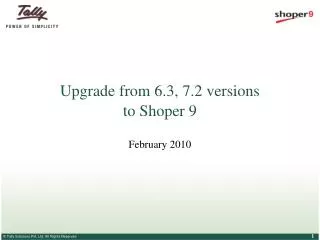 Upgrade from 6.3, 7.2 versions to Shoper 9