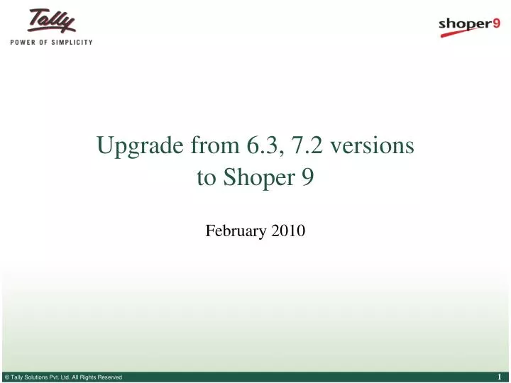 upgrade from 6 3 7 2 versions to shoper 9