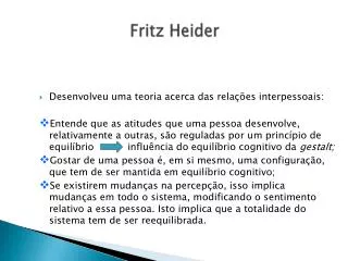 Fritz Heider