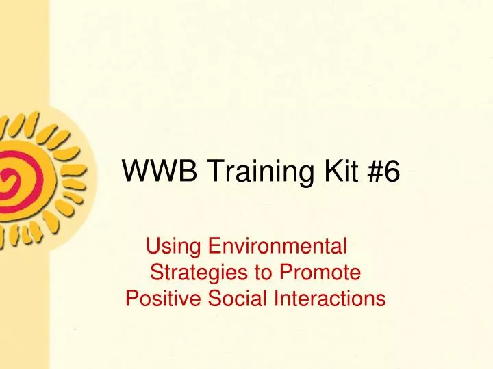wwb training kit 6