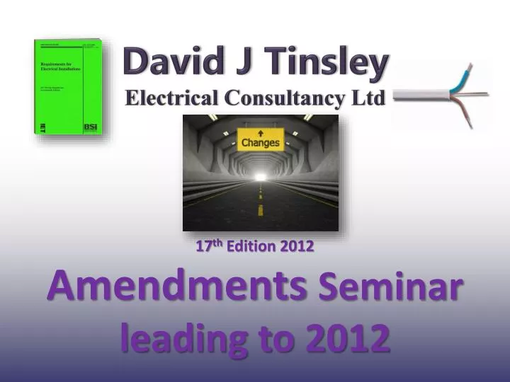 17 th edition 2012 amendments seminar leading to 2012