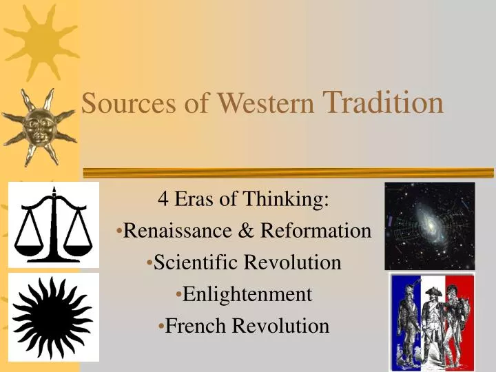 sources of western tradition