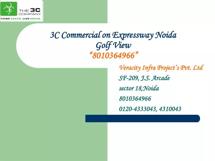 3c commercial on expressway noida golf view 8010364966