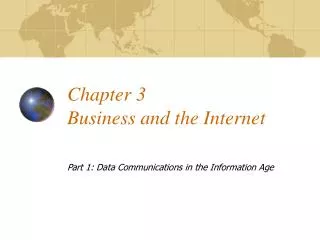 Chapter 3 Business and the Internet