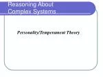 Reasoning About Complex Systems
