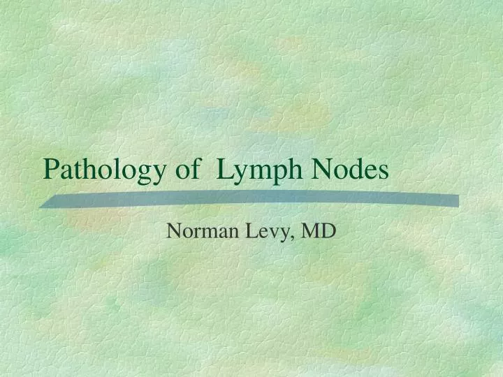 pathology of lymph nodes