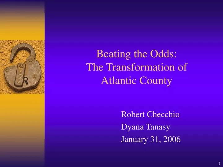 beating the odds the transformation of atlantic county