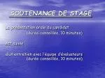 SOUTENANCE DE STAGE - slide 1