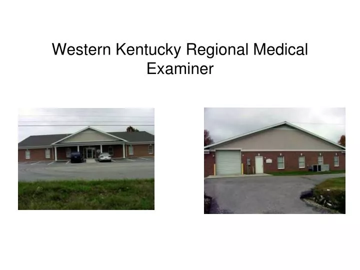 western kentucky regional medical examiner