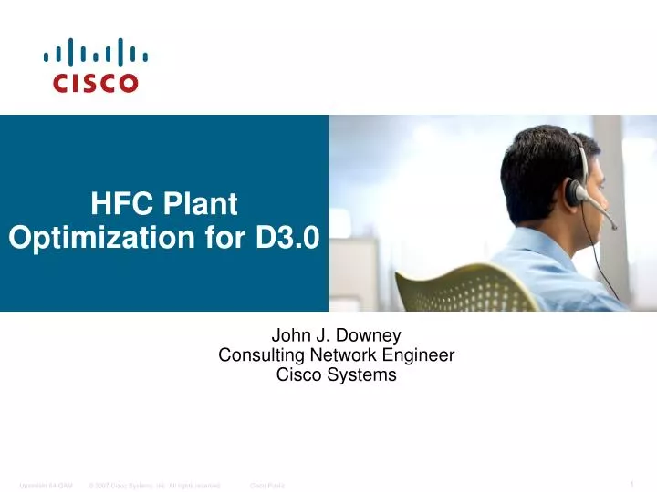 hfc plant optimization for d3 0