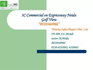 3c new commercial project expressway noida@8010364966
