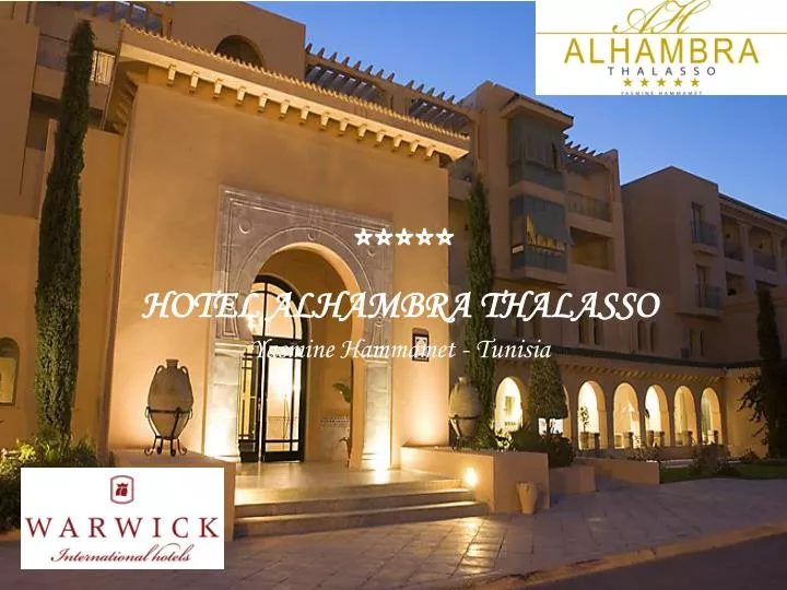hotel alhambra thalasso yasmine hammamet tunisia