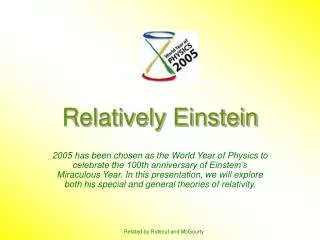 Relatively Einstein