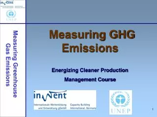 Measuring GHG Emissions Energizing Cleaner Production Management Course