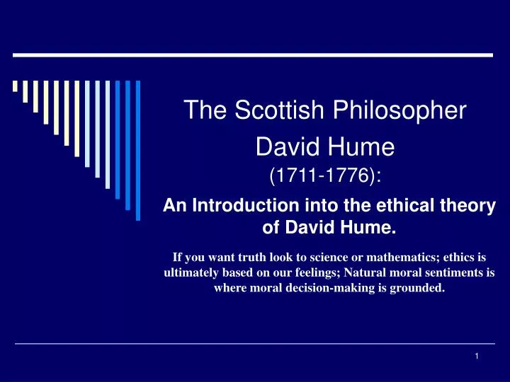 the scottish philosopher david hume 1711 1776