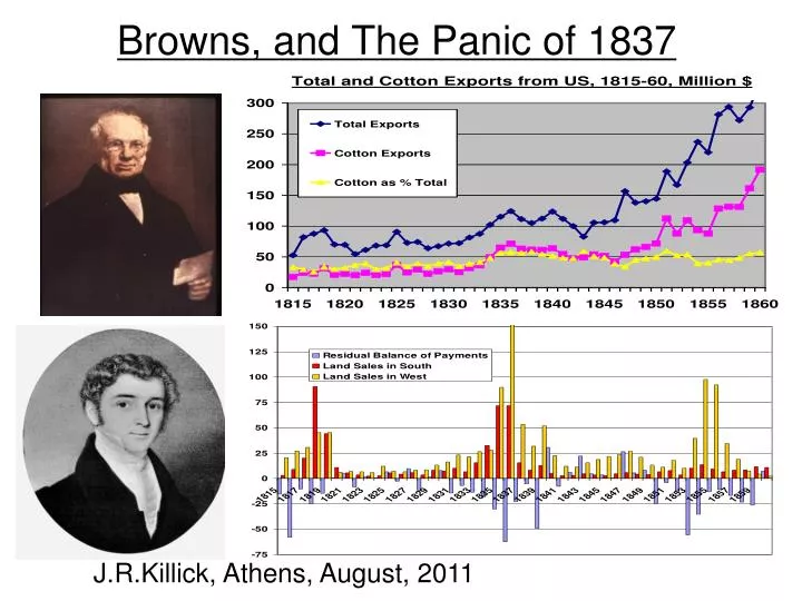 browns and the panic of 1837