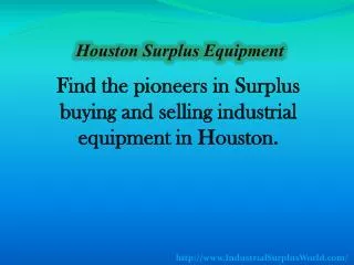 Looking for a Electric Surplus Buyers?