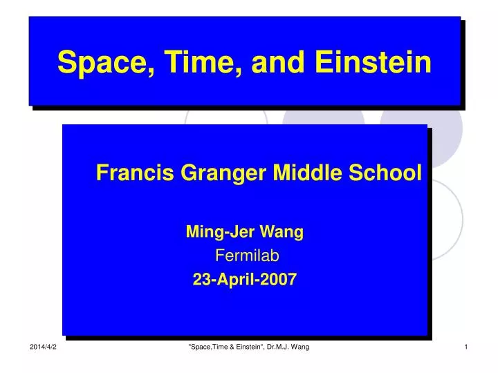 space time and einstein