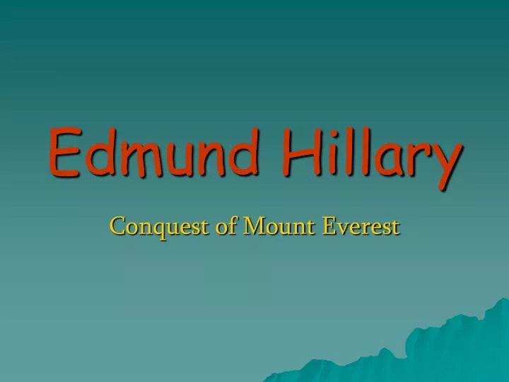 edmund hillary