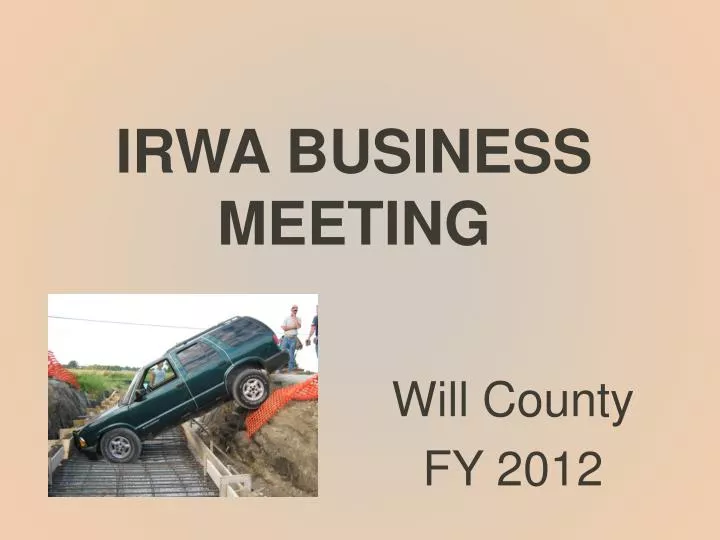 irwa business meeting