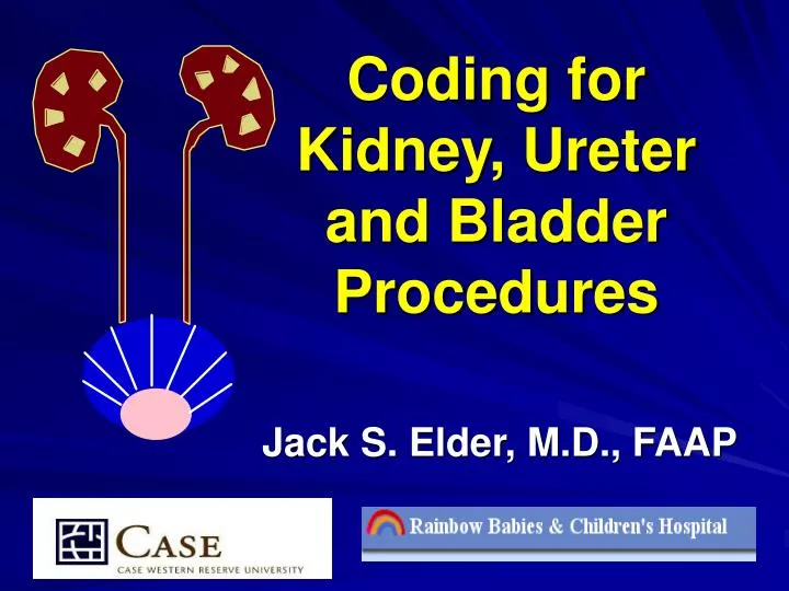 coding for kidney ureter and bladder procedures