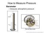 How to Measure Pressure - slide 1