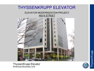 THYSSENKRUPP ELEVATOR